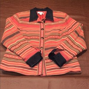 COLDWATER CREEK Button Down Jacket Size PM